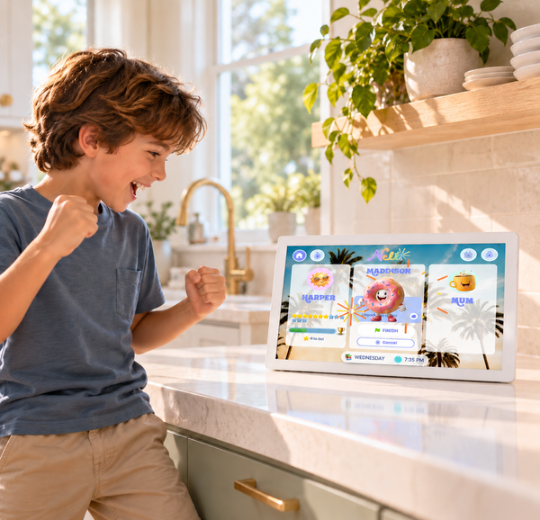 Child using Nelli hub